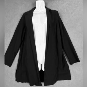 - Eileen Fisher Black Viscose Blend Casual Blazer Size Medium Workwear Jac…